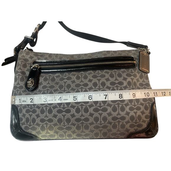 Coach Signature Metallic Crossbody Bag - Picture 8 of 10